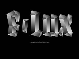 【TDC賞】 受賞者 (TD / Type Director)：Akiem Helmling, Bas Jacobs, Sami Kortemäki [Underware / The Netherlands] タイトル：Flux (a paradimensional typeface) クライアント：self-initiated project