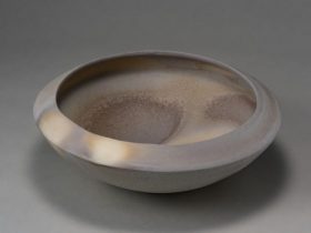 自然釉鉢 径37cm 高13cm