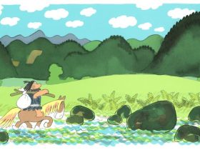 『きつね森の山男』特装版 1999年 こぐま社蔵　©Noboru Baba