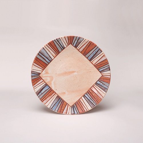 志野彩文皿

径40.5×高さ5.5cm 