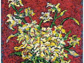 百合の花（91×41㎝）