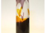 エミール・ガレ「蝶文花器」（高さ30.6cm）