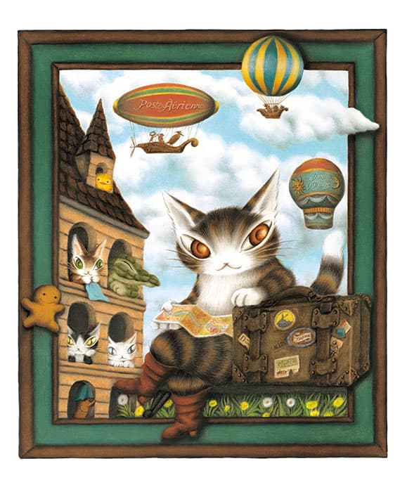 「いつだって旅に出る用意はできている」 ©Akiko Ikeda／Wachifield Licensing, Inc.