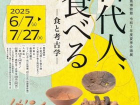 夏季企画展「古代人、食べる」大阪府立近つ飛鳥博物館