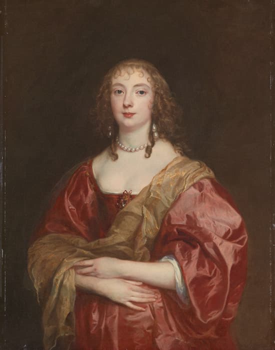 アントニー・ヴァン・ダイク《ベッドフォード伯爵夫人　アン・カーの肖像》1639年　油彩・カンヴァス