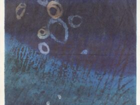 萩原英雄《藍の幻想（1）》1962年