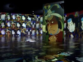 「体感型デジタルアート劇場　浮世絵 RE:BORN」角川武蔵野ミュージアム