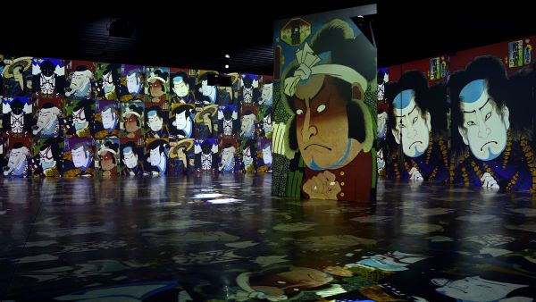 「体感型デジタルアート劇場　浮世絵 RE:BORN」角川武蔵野ミュージアム