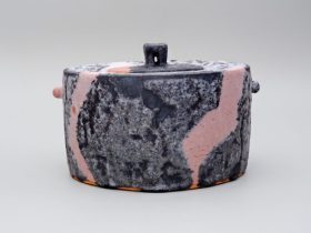 志野水指 21.2x23.2x高14.5㎝