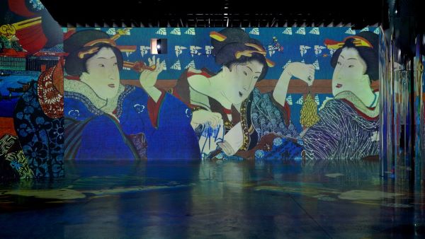 「体感型デジタルアート劇場　浮世絵 RE:BORN」角川武蔵野ミュージアム