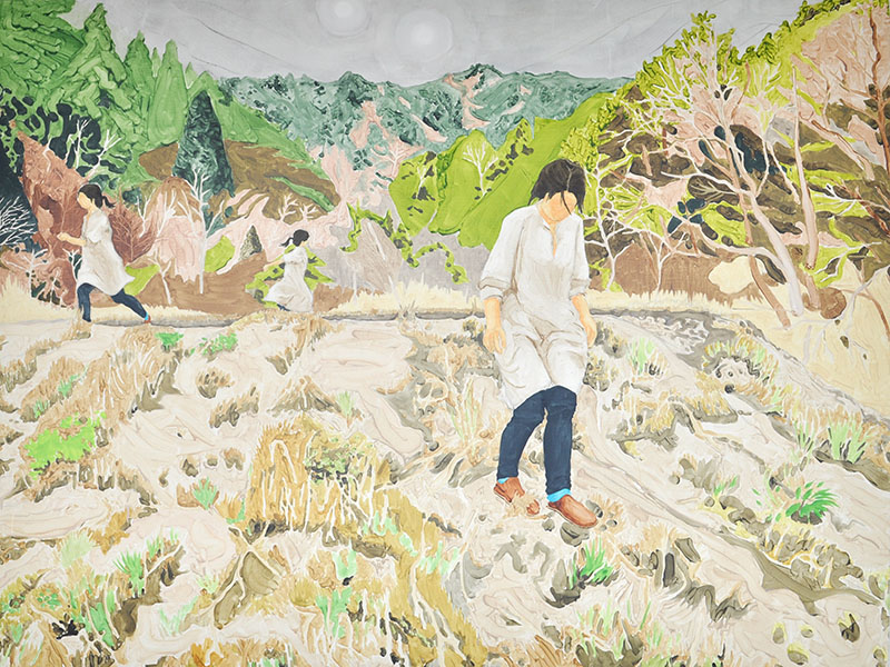 原良介《by a forest》2008 年 作家蔵