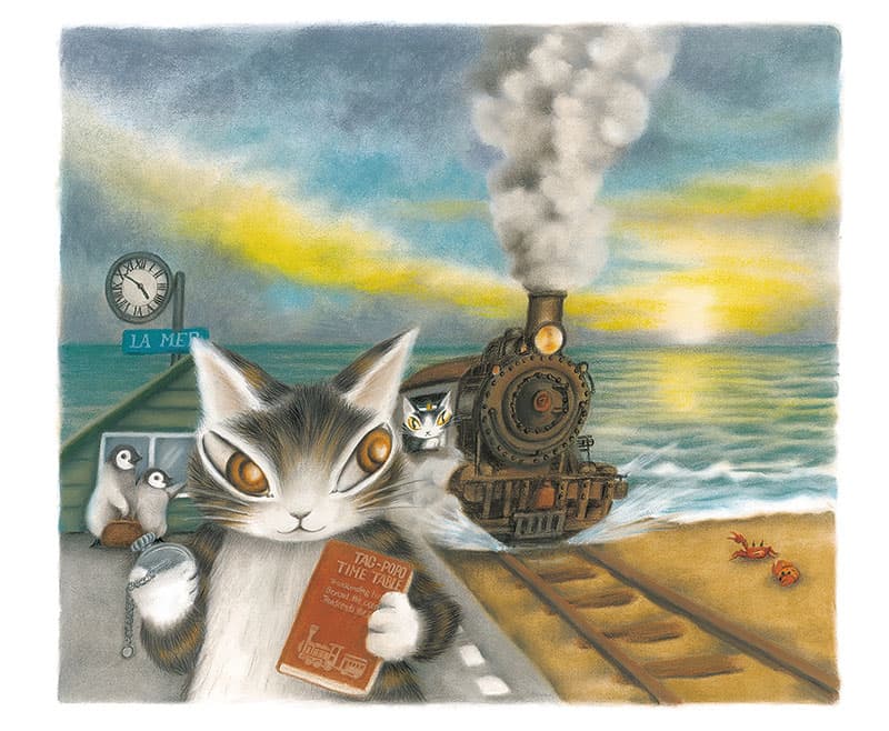 海からくる汽車　©Akiko Ikeda／Wachifield Licensing, Inc.