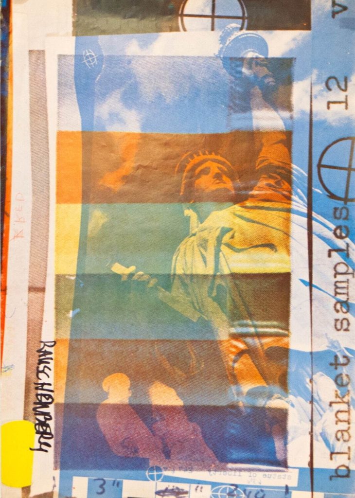 
ロバート・ラウシェンバーグ 《自由の女神》 1963年 ©Joseluis Rupérez Collection © Robert Rauschenberg Foundation / VAGA at ARS, NY / JASPAR, Tokyo, 2025 G3871
