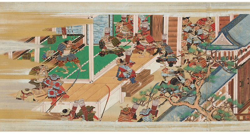 岩佐又兵衛《小栗判官絵巻》巻15上（第5段・部分）　江戸時代（17世紀） ※掲載場面は10月15日（水）まで。10月17日（金）から別場面に巻替。