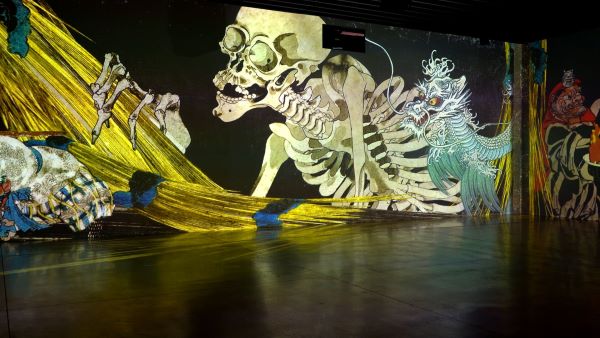 「体感型デジタルアート劇場　浮世絵 RE:BORN」角川武蔵野ミュージアム