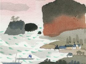 『文学の絵本』川端康成 ©空想工房