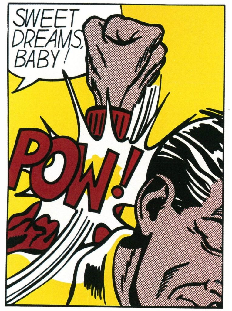 ロイ・リキテンスタイン 《スイート・ドリームズ、ベイビー！》 1966年 ©Joseluis Rupérez Collection © Estate of Roy Lichtenstein, New York & JASPAR, Tokyo, 2025 G3871
