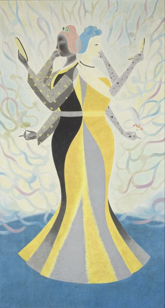 《二面像》1951年 京都府蔵（京都文化博物館管理）