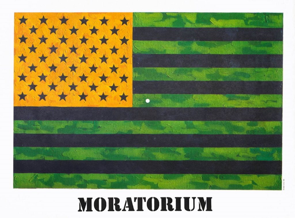 ジャスパー・ジョーンズ 《モラトリアム》 1969年 ©Joseluis Rupérez Collection © Jasper Johns / VAGA at ARS, NY / JASPAR, Tokyo 2025 G3871