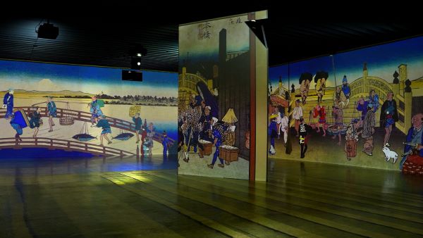 「体感型デジタルアート劇場　浮世絵 RE:BORN」角川武蔵野ミュージアム