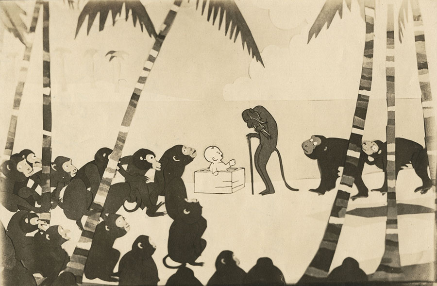 『難船ス物語 第壱篇 猿ヶ嶋』（1930年、政岡憲三監督）本篇抜粋写真　国立映画アーカイブ所蔵
