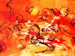 「エンジェル」（一部抜粋） （縦159.5×横835cm）