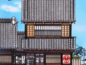 久保修 海辺の町 65×53.5cm ジクレー 2023年