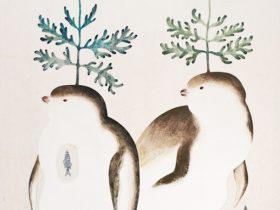 藤生百音 「まつげの点、羽先の線」フリュウ・ギャラリー