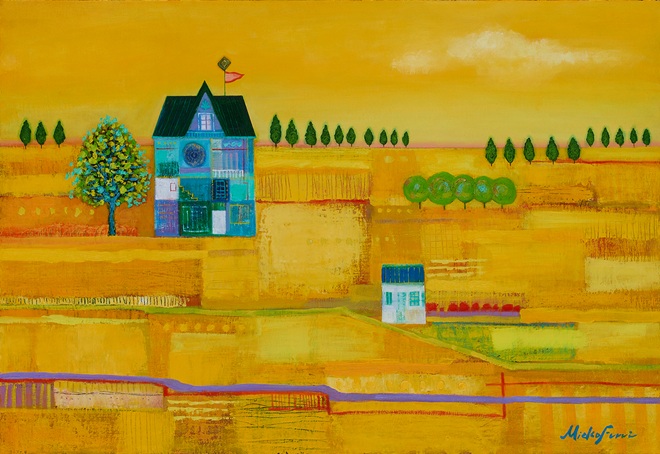 「良い知らせ」油彩M20