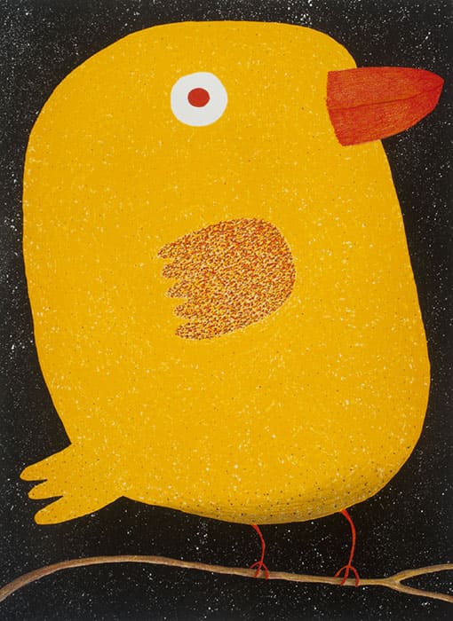 《バランス》　The Balance　2002年　リトグラフ、紙　個人蔵