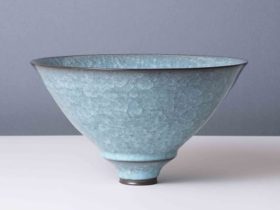 翆青瓷花鉢　Φ26.0×高14.7㎝