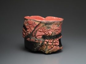 赤楽茶碗 径14x高12㎝