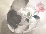 「フーガⅠ」（薔薇）（縦36×横53cm）