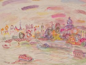 小野州一《セーヌ》1975年 当館蔵