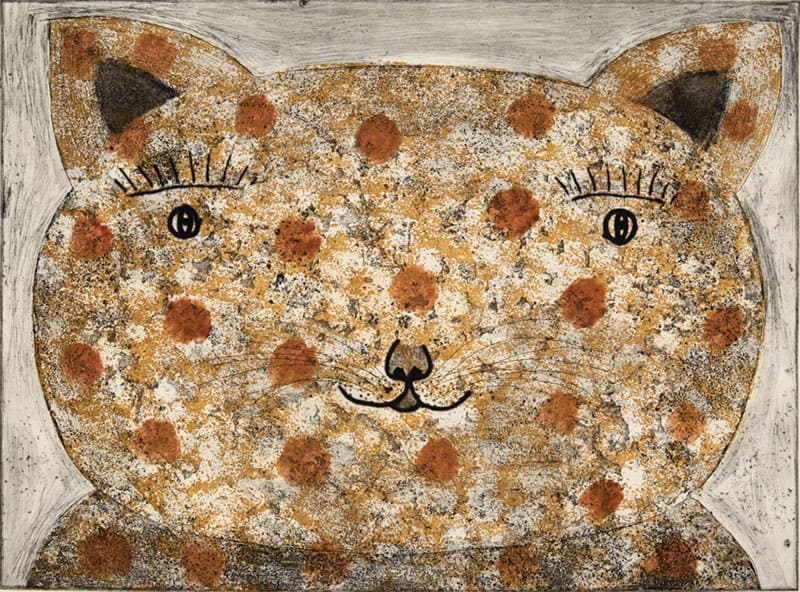 《ネコ》　Ｃａｔ　2006年　エッチング、アクアチ