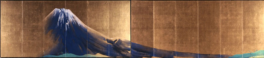 竹内栖鳳《富士図》 明治時代（19世紀） 酒田市指定文化財