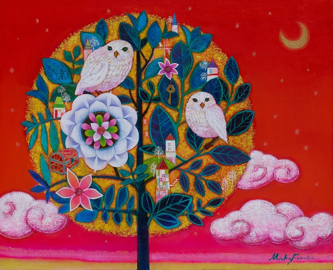 「叶えるチカラ～鍵」</span><br />油彩F15