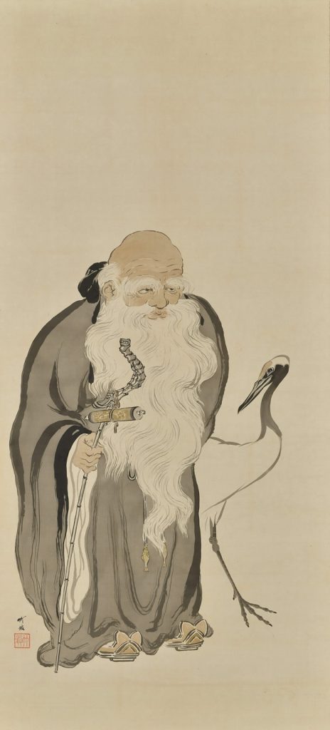 

尾竹竹坡《寿老人図》日本・明治(20世紀) 泉屋博古館東京