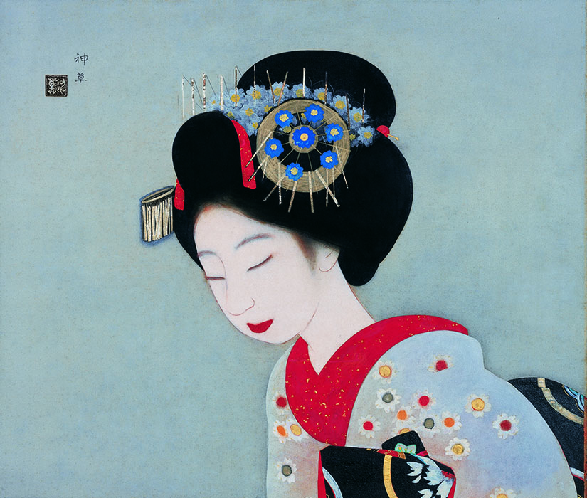 岡本神草 《舞妓》 1928年頃　培広庵コレクション