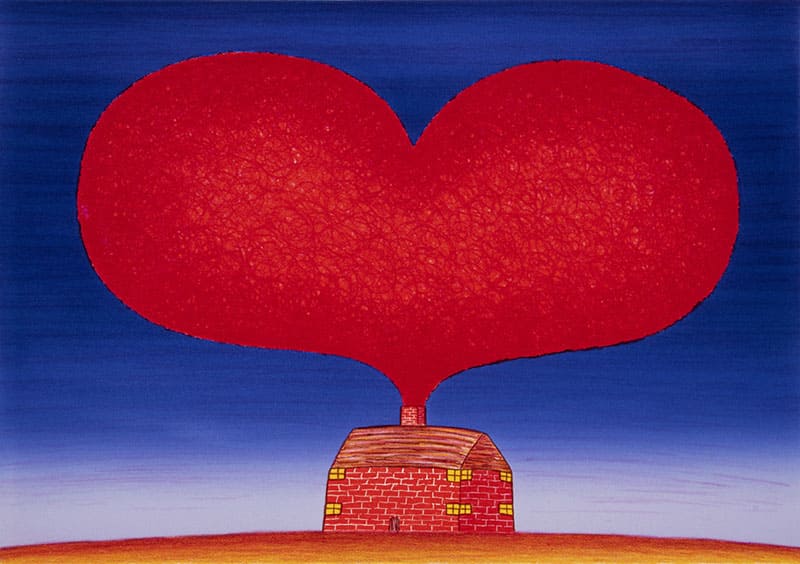 《ホーム・オブ・ラブ》　The Home of Love　2022年　リトグラフ、紙　作家蔵