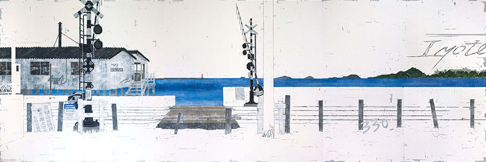 山浦めぐみ《Coastal Railway》2025年