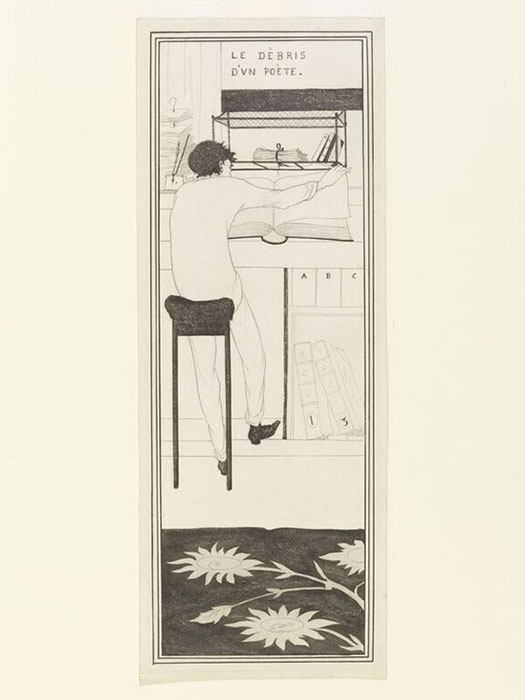 オーブリー・ビアズリー《詩人の残骸》1892 年
ヴィクトリア・アンド・アルバート博物館
Photo: Victoria and Albert Museum, London