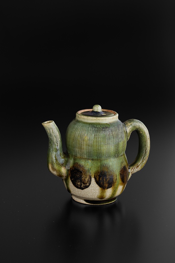 北大路魯山人「織部櫛目汁注」 1950年