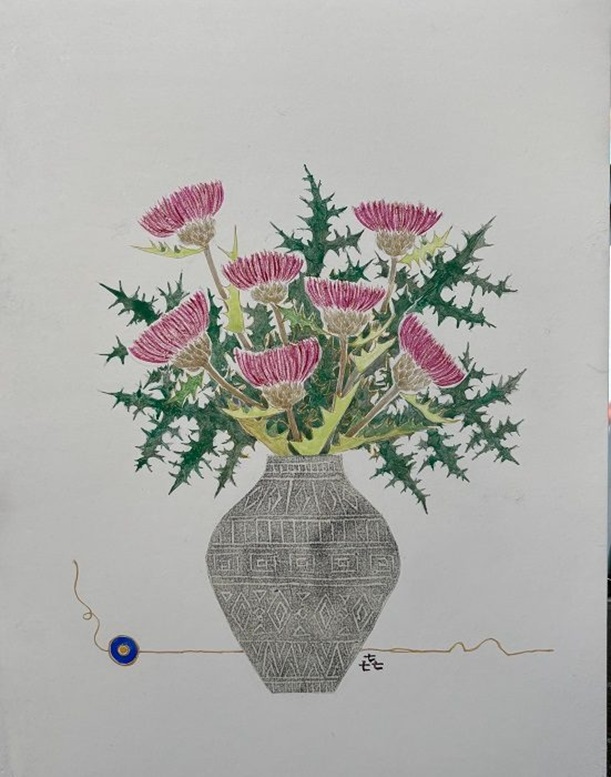 越畑喜代美 「丘の小路の傍らの」 6号