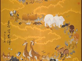 方舟路屛風ミストグラフ 130×130cm