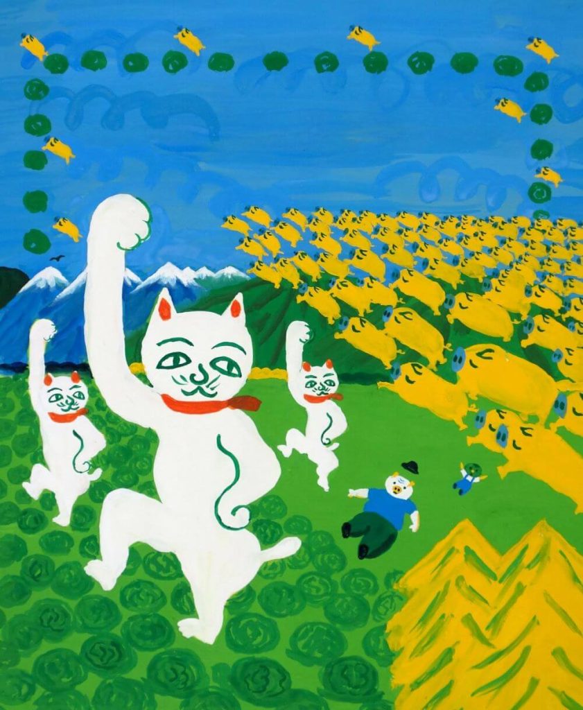 「てなわけで20年。魅惑のチョウ、シンタ展」安曇野ちひろ美術館