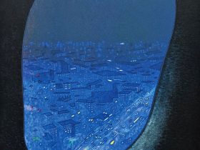 田代ゆかり「行ってきます」 47×42cm