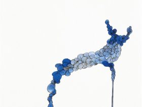 山本豊子展「月庭を巡る燕石考」フラットリバーギャラリー