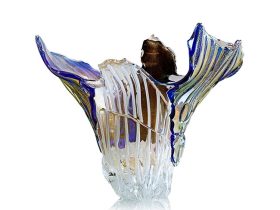 「呼継 碧炎」H36 × W44 × D36cm　ガラス