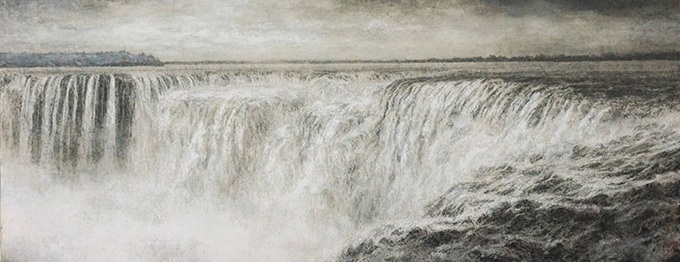 「Garganta del Diablo」縦22.0 x横53.0 cm